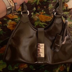 Prada Women's brown Leather Bag